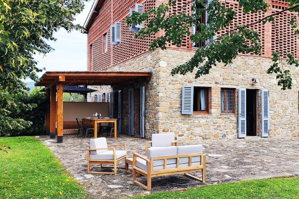 Вилла Fienile Panoramico Nel Chianti Греве-ин-Кьянти Экстерьер фото